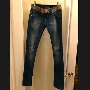 Desigual Slim Fit Skinny Jeans